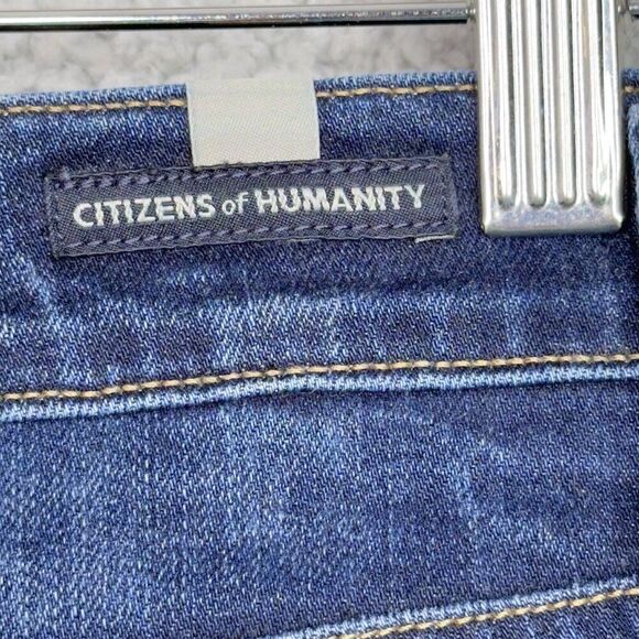 Citizen of Humanity‎ Rocket Crop High Rise Skinny Jeans Womens 26 Blue Mid Rise - Picture 7 of 14